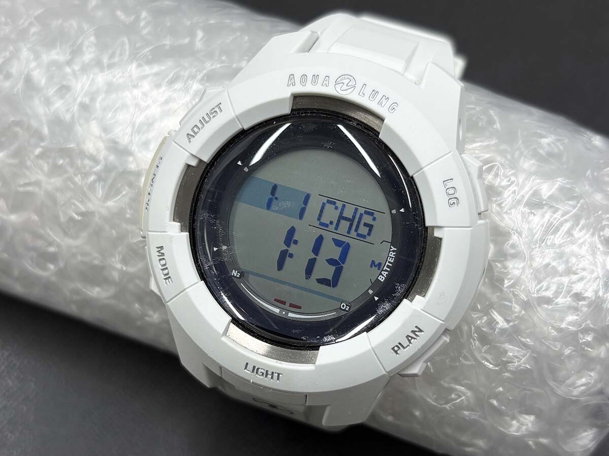 ★使用5本 AQUALUNG アクアラング カルム プラス Kalm Plus+ 画面保護付き ダイコン ダイブコンピューター ダイビング 3KP6D