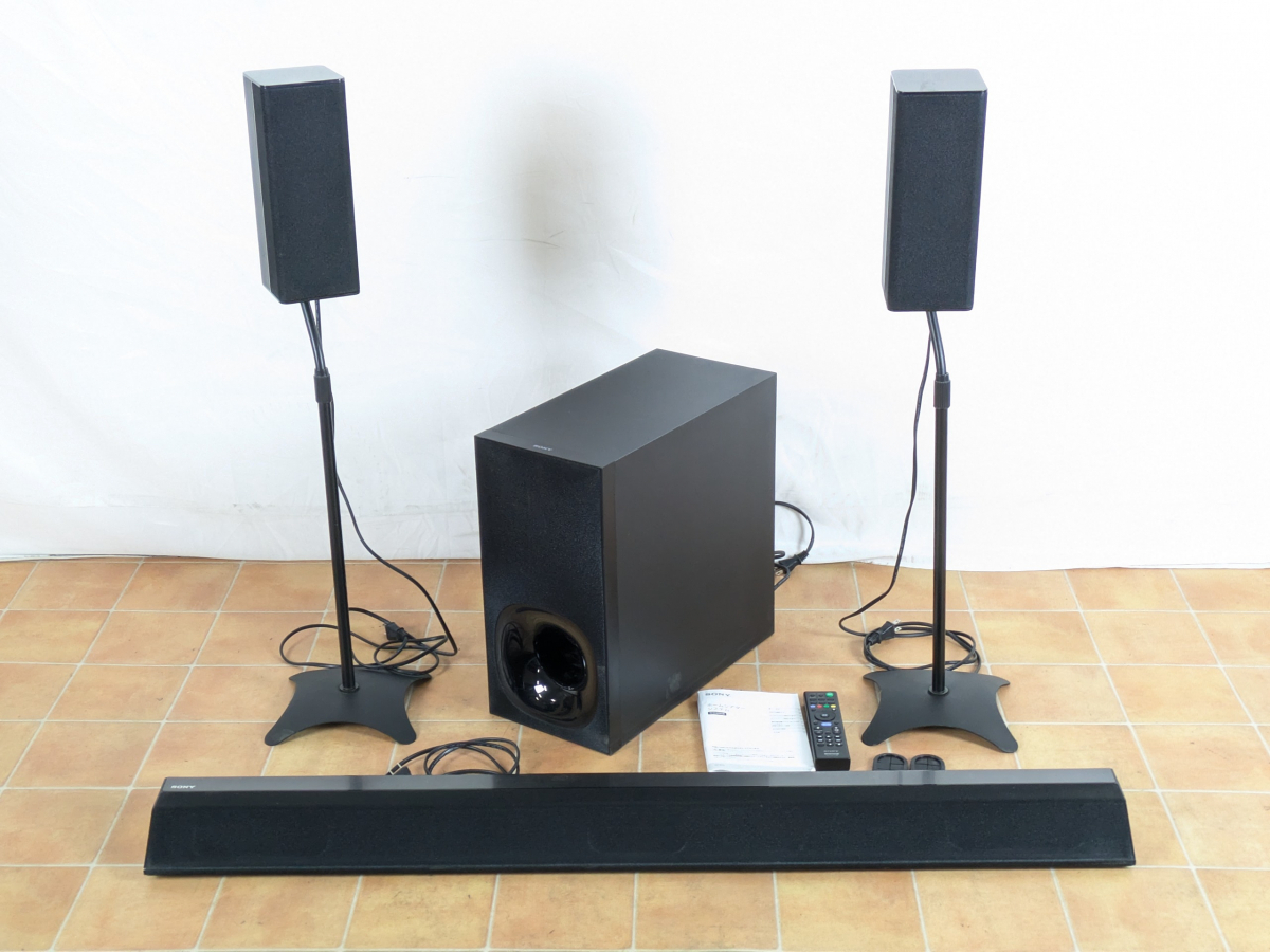 【2個口発送】SONY SA-SRRT5 SA-SLRT5 SA-WRT5 SA-RT ソニー ホームシアター 17年製 サウンドバー スピーカーセット _ZJP_D0326-J004