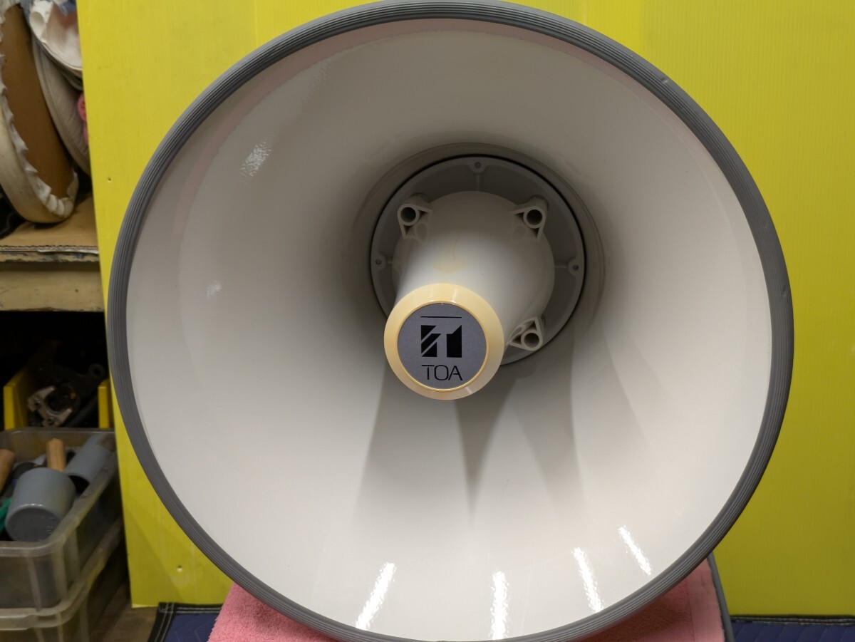 TOA株式会社 HORN SPEAKER TC-715AM 動作未確認 取説付 使用感少な目 2010年製 中古現状 TOA トーア ホーンスピーカー 拡声器 放送 街宣 壱