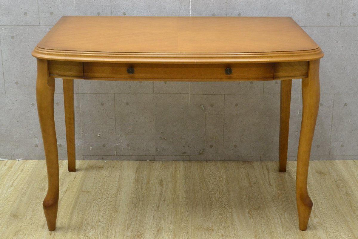 W2514■maruni マルニ木工■ライティング デスク■クラシック デスク 引き出し付き■地中海シリーズ■W1000×H692×D650