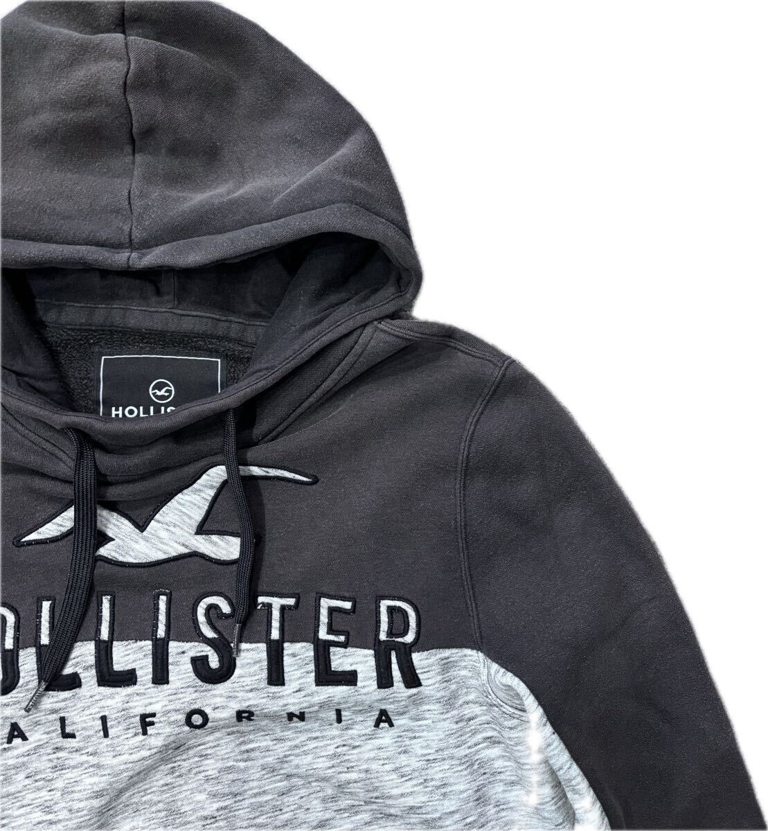 HOLLISTERホリスターメンズのロゴパーカー★プルオーバータイプ