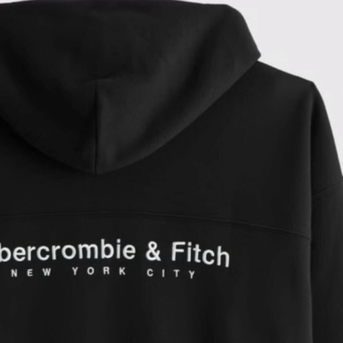 新品アバクロンビー&フィッチ メンズLOGOジップアップ パーカーXLサイズ