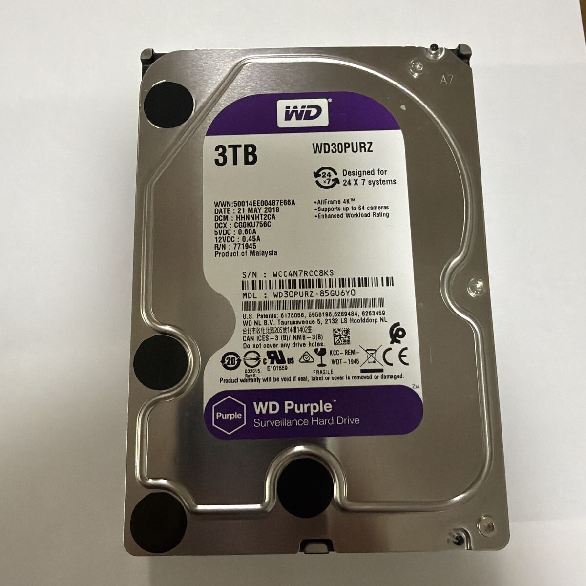 Western Digital WD WD30PURZ HDD 3TB