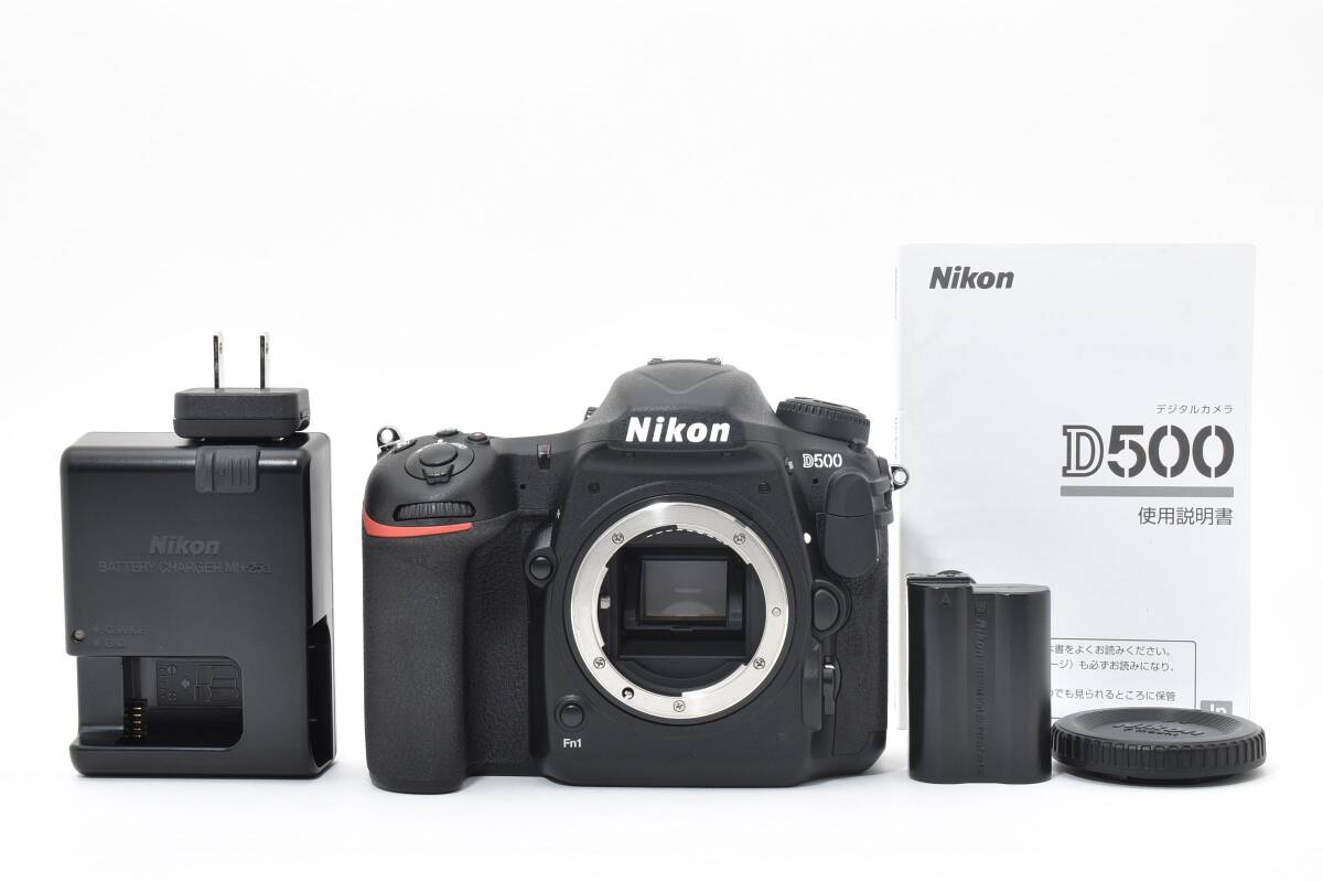 【特上美品】Nikon デジタル一眼 D500 ボディ ブラック 840回程度 ニコン #9143　