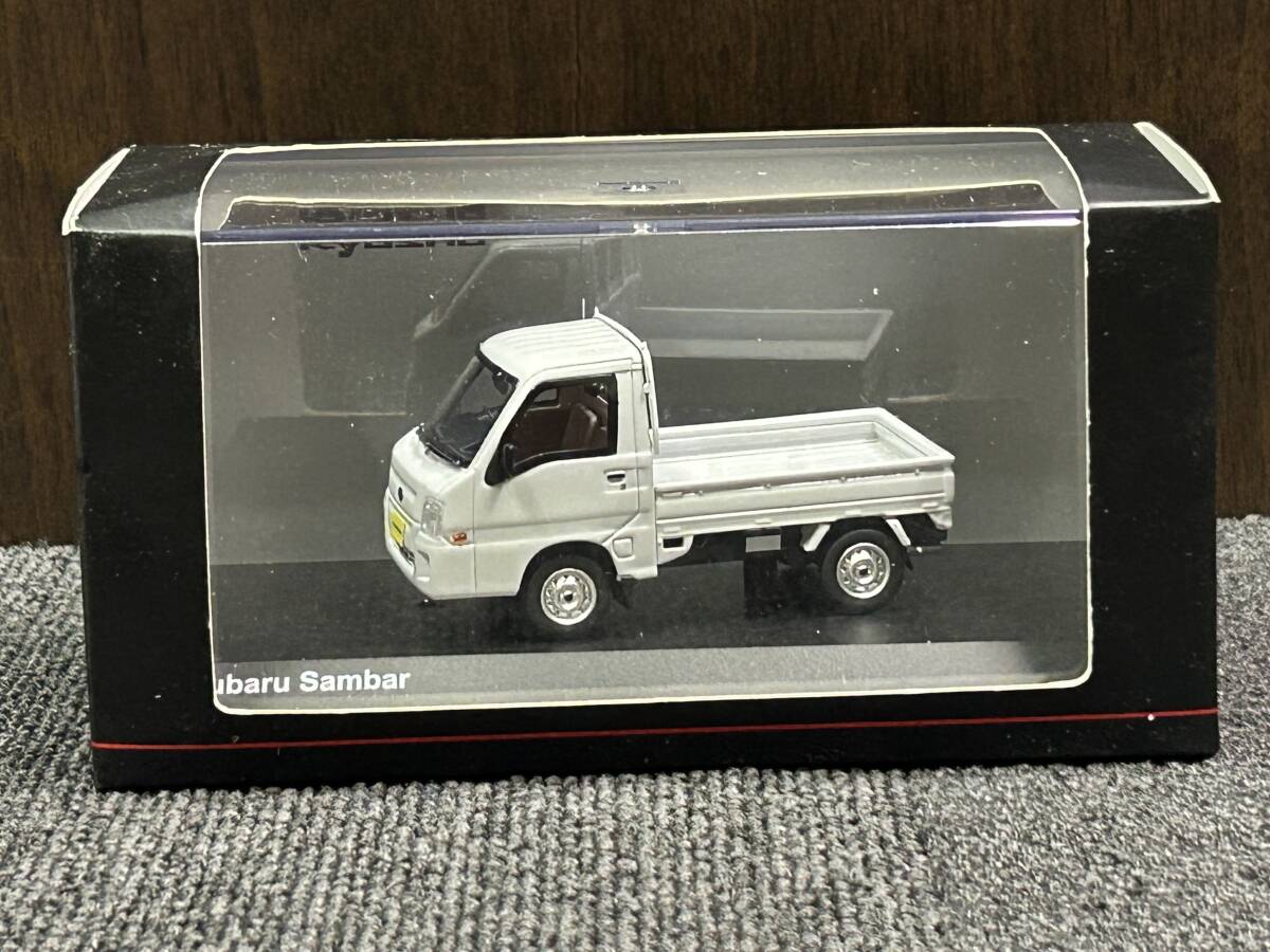 KYOSHO ORIGINAL 1/43スケール スバル サンバー トラック ホワイト KSR43107W ミニカー 331-5