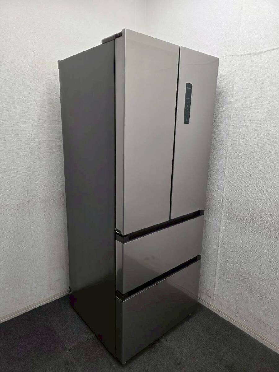 2024年製 冷凍冷蔵庫 IRSN-40A-S 使用半年 アイリスオーヤマ 401L 美品 動作品 幅703×奥行686×高さ1780 R0227-1