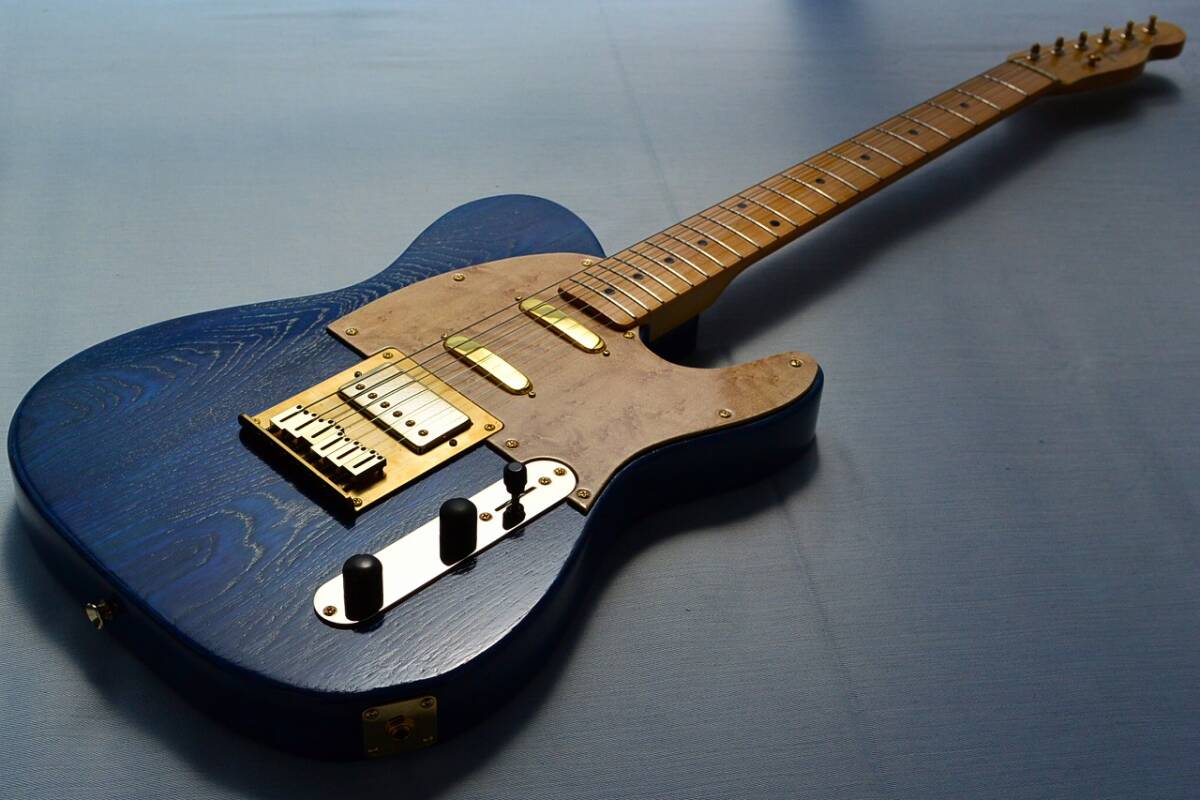 Fender Japan TL52-80＋TL72-65 リフィニッシュ 3ピックアップ バーズアイピックガード 特製ブラスブリッジ 整備済み #26 C01-02