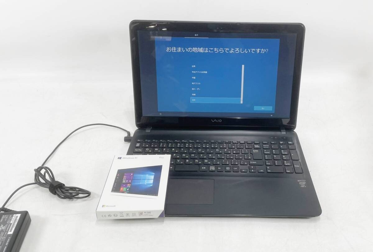 SONY VAIO ノートパソコン VJF152C11N Core i5-4210U メモリ16GB Windows10 Pro ソニー ノートPC 1円～　Y13