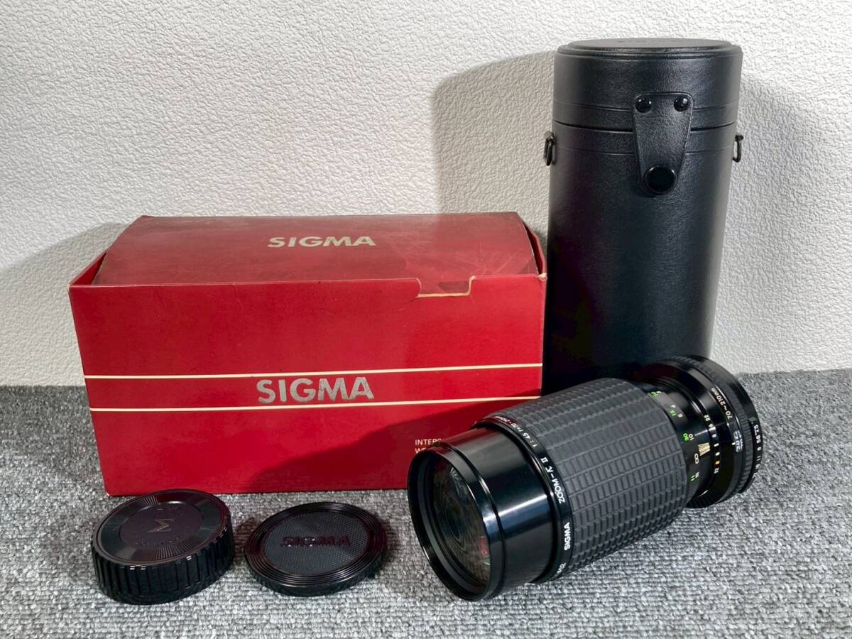 【あ335】シグマ SIGMA ZOOM-K II 70-210mm F4.5 MULTI-COATED ケース付き カメラ レンズ ジャンク 現状品