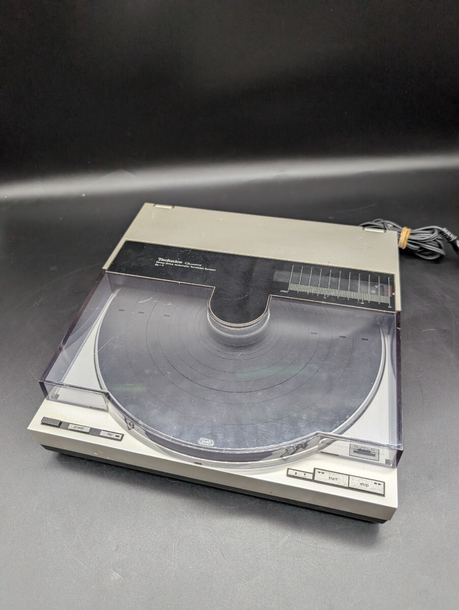 【音は出ましたが難】 Technics SL-7 レコードプレーヤー 一部動作不良あり テクニクス 現状品