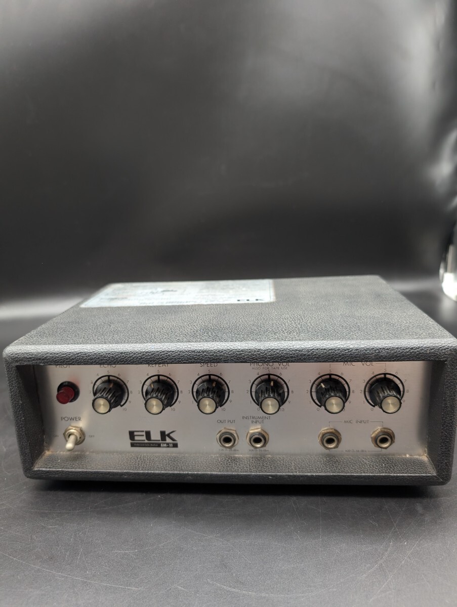 【エコーOK】ELK Echo Machine EM-11 エルク エコーマシン 　現状品　カートリッジ付