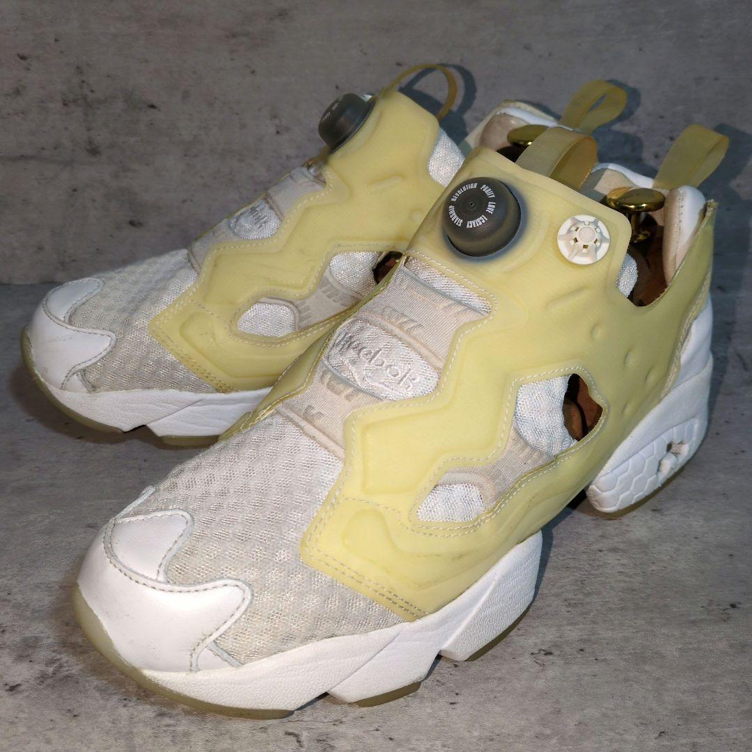 【REEBOK INSTAPUMP FURY TXT × SANDRO】リーボック インスタポンプフューリー☆サンドロ☆コラボ☆V63476☆スニーカー☆白☆27.5cm