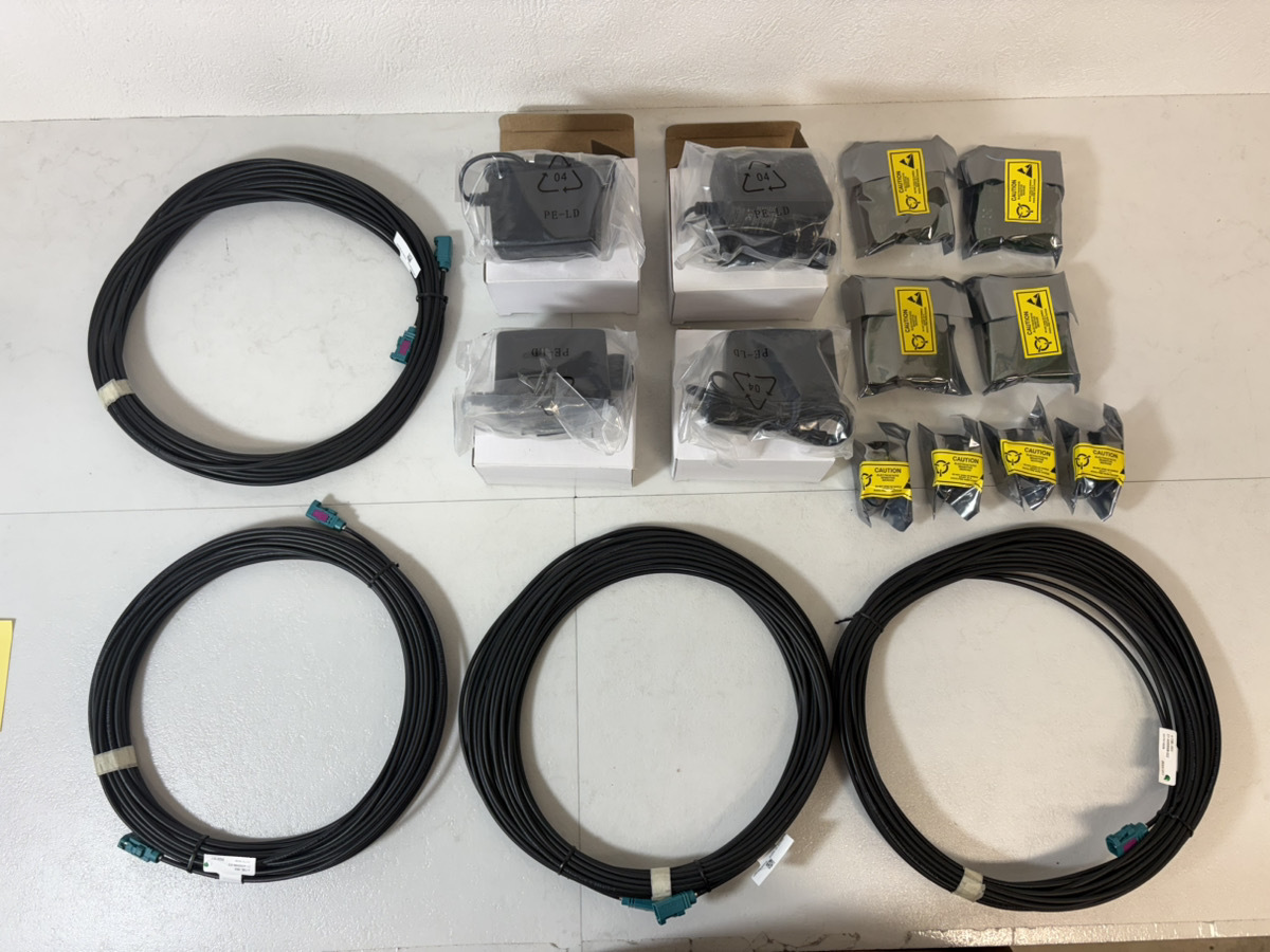 13543-044★ 新品未開封♪ NileCAM21 CUXVR SOLO カメラ4台セット ケーブル・電源付 まとめ売り★