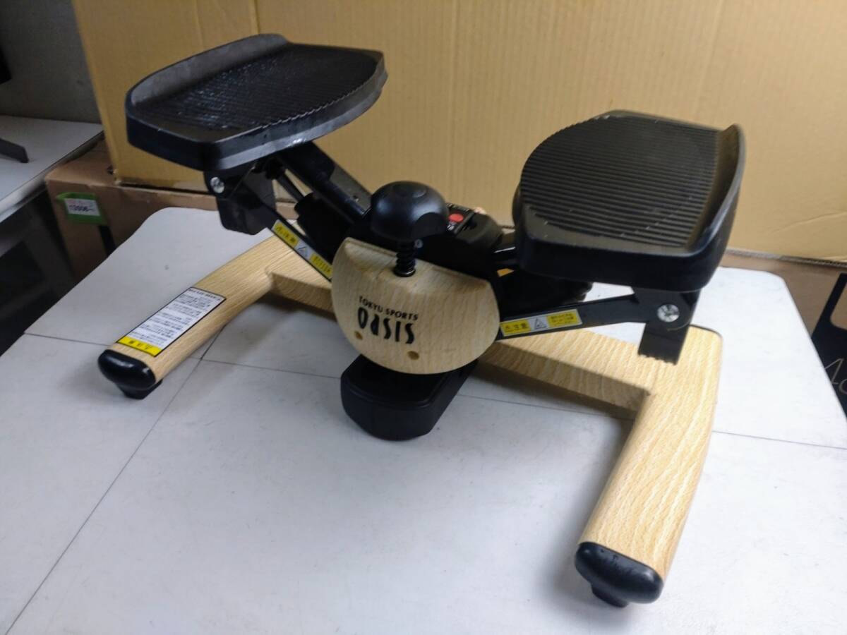 13635-093★TOKYU SPORTS OASIS 東急スポーツオアシス ツイストエアロステッパー 健康器具 エクササイズ 運動トレーニング 動作良好★