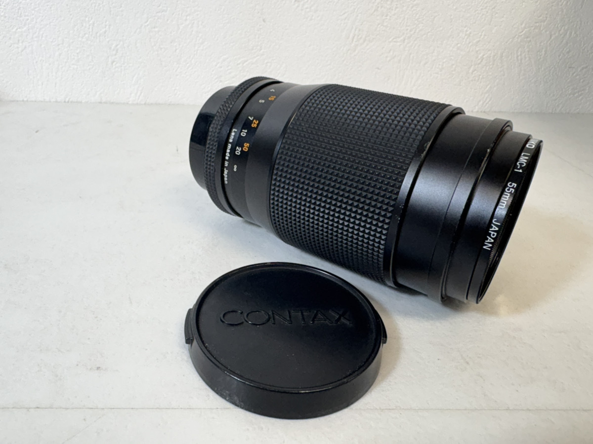 13716-014★CONTAX Carl Zeiss Sonnar 135mm F2.8 T MMJ 中望遠レンズ 単焦点 55mmフィルター付き★
