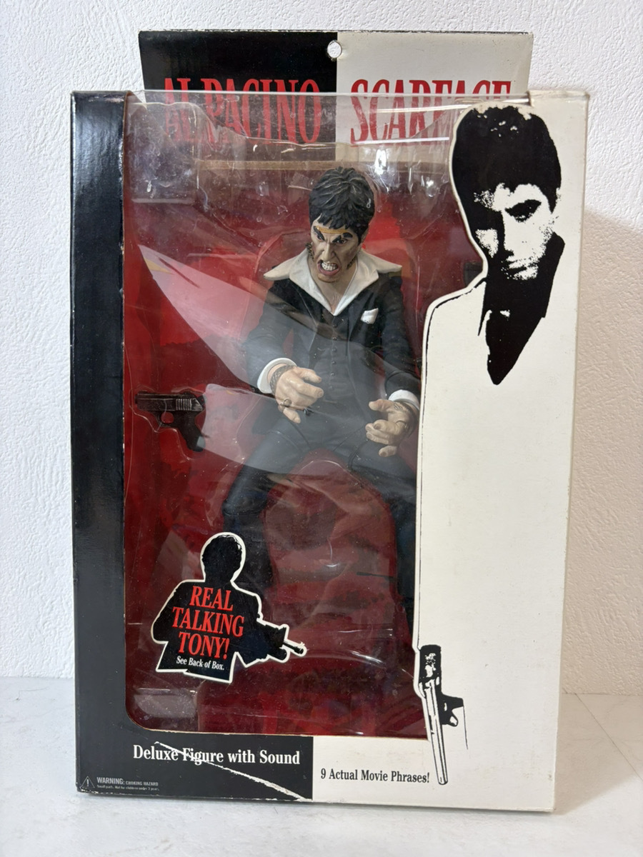 13650-014★SCARFACE トニーモンタナ フィギュア 音声ギミック付 AL PACINO メズコ TOYZ★