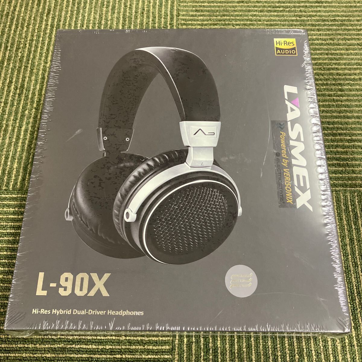 1円〜/新品未開封品/ハイレゾ対応 高級ヘッドホン/LASMEX/L-90X/Hi-Res/高音質/ブラック