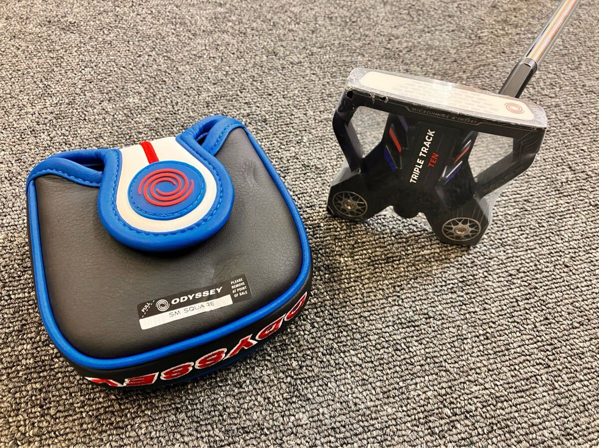 シュリンク未開封 未使用品/キャロウェイ Callaway/オデッセイ ODYSSEY/右用 パター/TRIPLE TRACK TEN S PSTL 34インチ/メンズ/3-7A