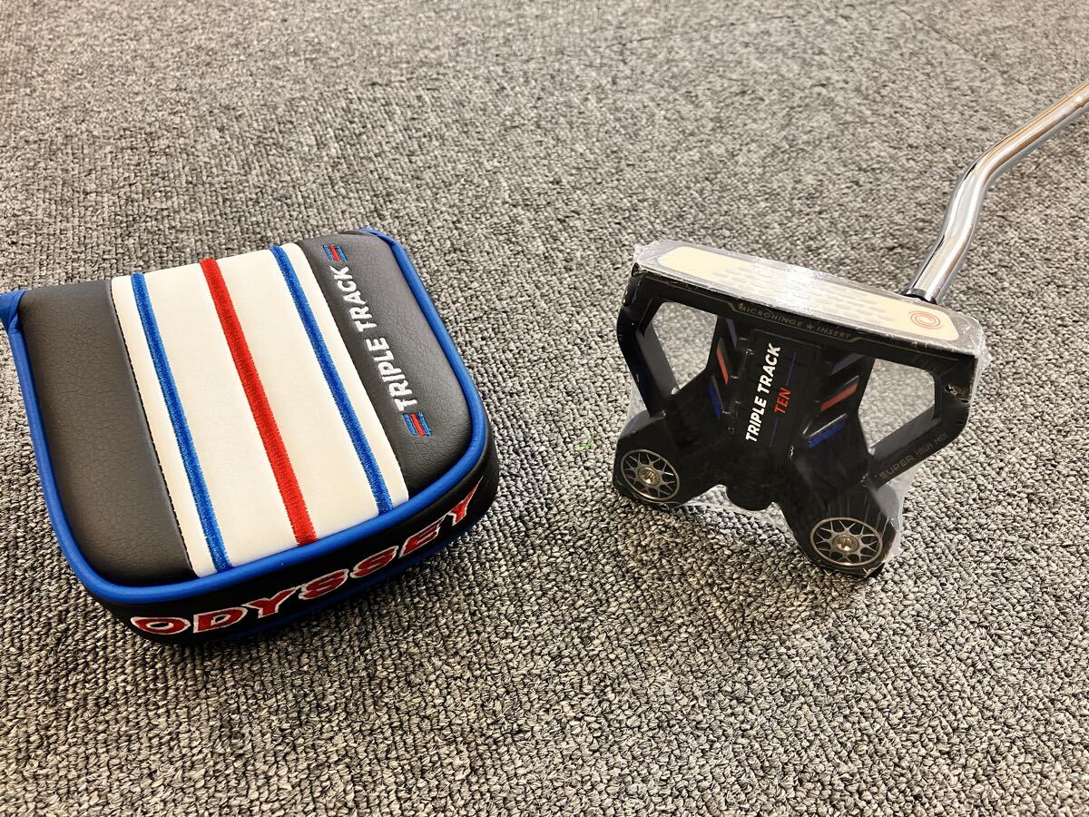 シュリンク未開封 未使用品/キャロウェイ Callaway/オデッセイ ODYSSEY/ゴルフ 右用 パター/TRIPLE TRACK TEN PSTL 34インチ/メンズ/3-7B