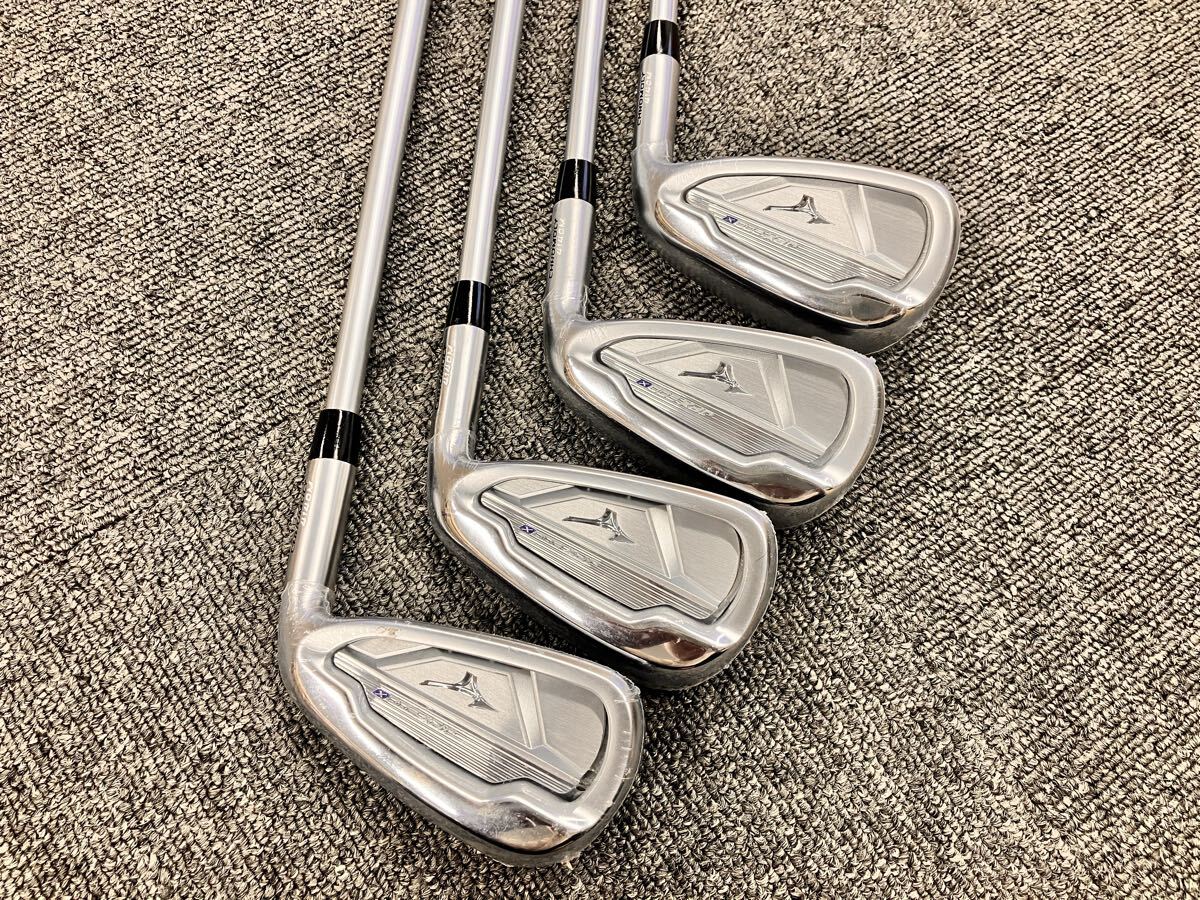 新品未開封/MIZUNO ミズノ/ゴルフクラブ/JPX 200X アイアンセット（7I.8I.9I.PW）4本/右/PLATINUM MFUSION i/FLEX:R/5KJGS57204/3-7K