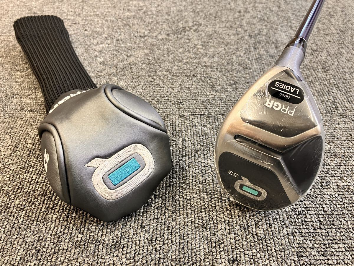 新品/PRGR プロギア/ゴルフクラブ/ユーティリティ/Q(キュー) 33/フレックス:LADIES レディース/女性用/カーボンシャフト/Q33/右利き/3-10L