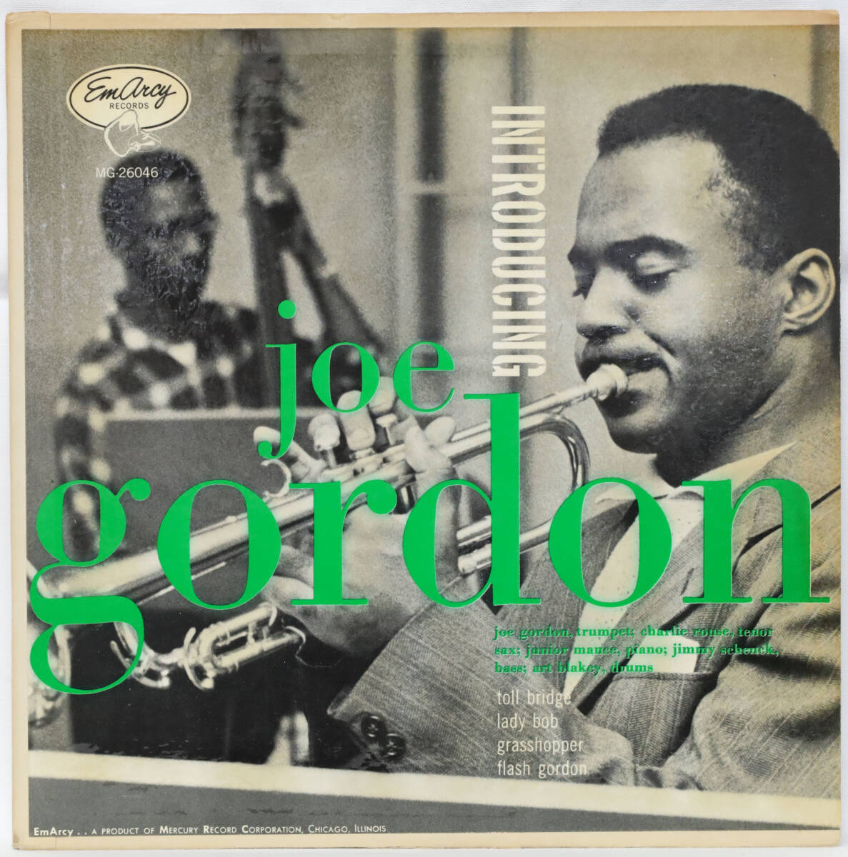 US盤オリジナル EMACY MG-26046 JOE GORDON Introducing 10インチ DG Silver Rim Big Drummer ART BLAKEY / CHARLIE ROUSE / JUNIOR MANCE