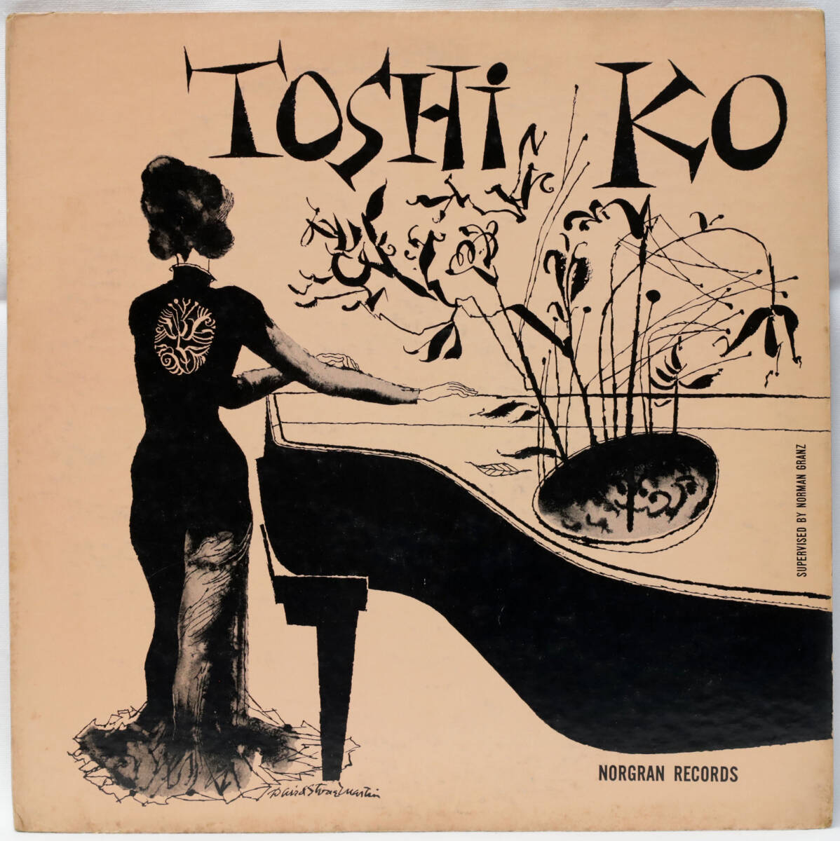 US盤オリジナル NORGRAN MGN-22 AKIYOSHI TOSHIKO Toshiko's Piano 10インチ DG Flat Edge RAY BROWN / HERB ELLIS / J.C. HEARD 10inch