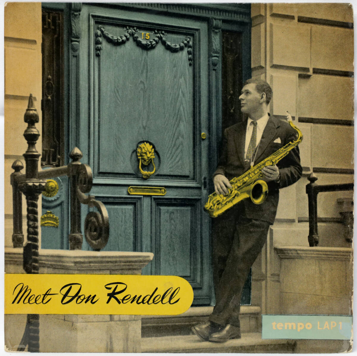 UK盤オリジナル TEMPO LAP1 DON RENDELL Meet 10インチ 内溝 PETER ELDERFIELD / SAMMY STROKES / DON LAWSON / DAMIAN ROBINSON 10inch