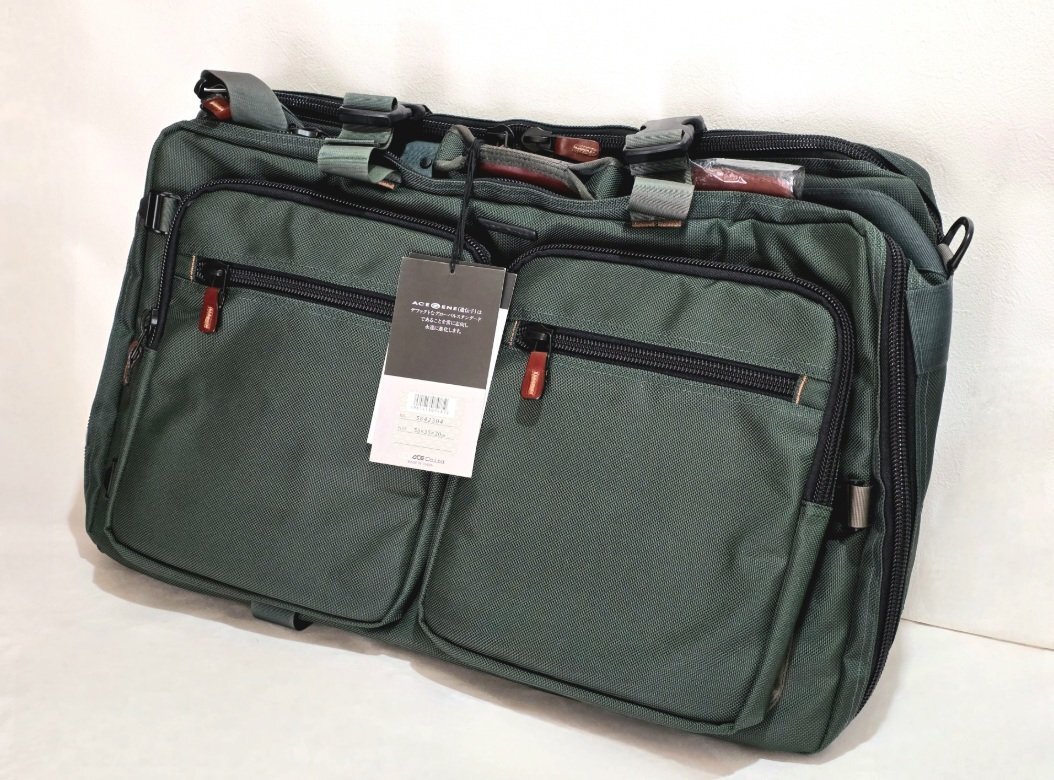 ★未開封★ ACEGENE エースジーン ビジネスバッグ バッグ かばん 鞄 旅行 出張 カート取付可 シンプル 通勤 通学 大型