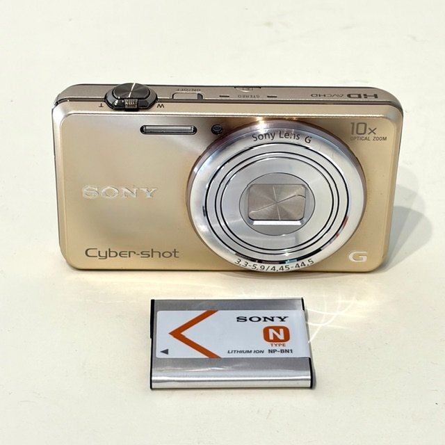 【現状品】SONY Cyber-shot デジカメ DSC-WX170 ゴールド ソニー サイバーショット コンデジ 1820万画素 フルHD 小型 軽量 旅行 運動会