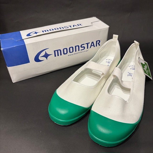 【未使用】moon STAR 上履き 28.0cm EE グリーン 緑 メンズ レディース 学校履き 学生 小学校 中学校 高校 学用品 学年カラー