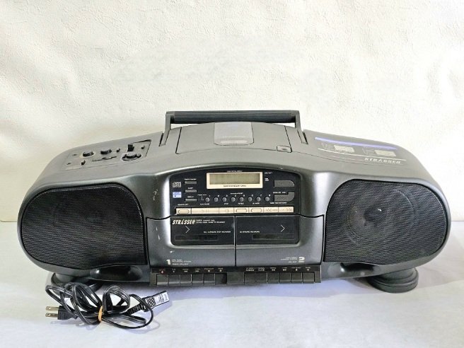 【ジャンク】AIWA アイワ CD/ラジオ/カセットレコーダー CSD-SR3 ラジカセ オーディオ機器 昭和レトロ 当時物 部品取り 修理