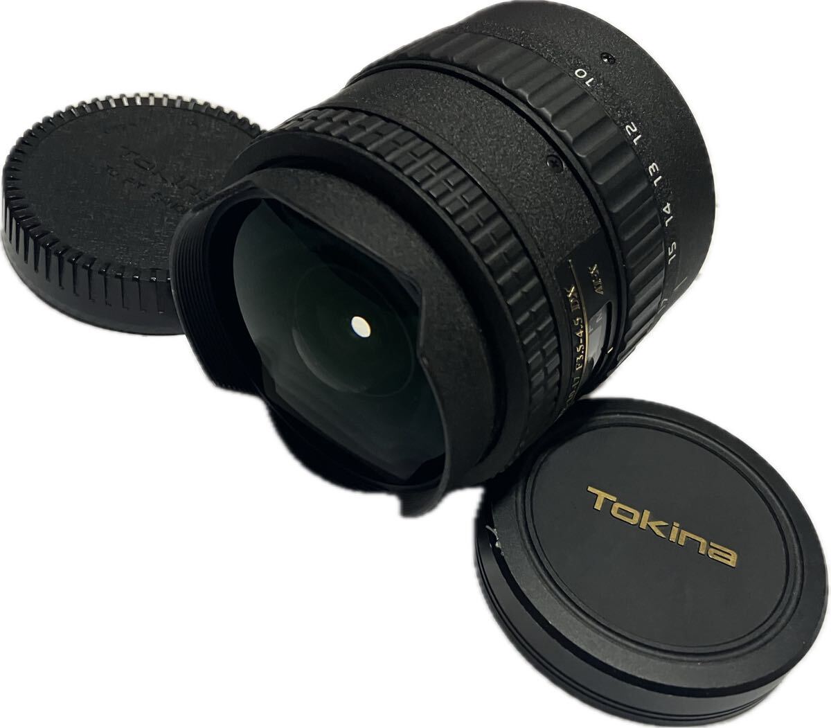 ★良品★ Tokina (トキナー) 10-17mm F3.5-4.5 AT-X 107DX Fisheye（キヤノンEF用） #27310056