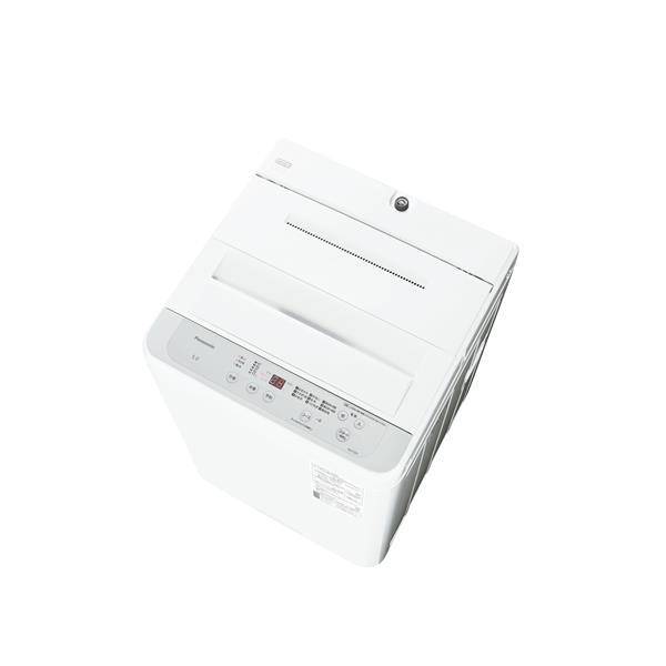 新品☆パナソニック 5.0kg 全自動洗濯機　ライトグレーPanasonic　送料無料142