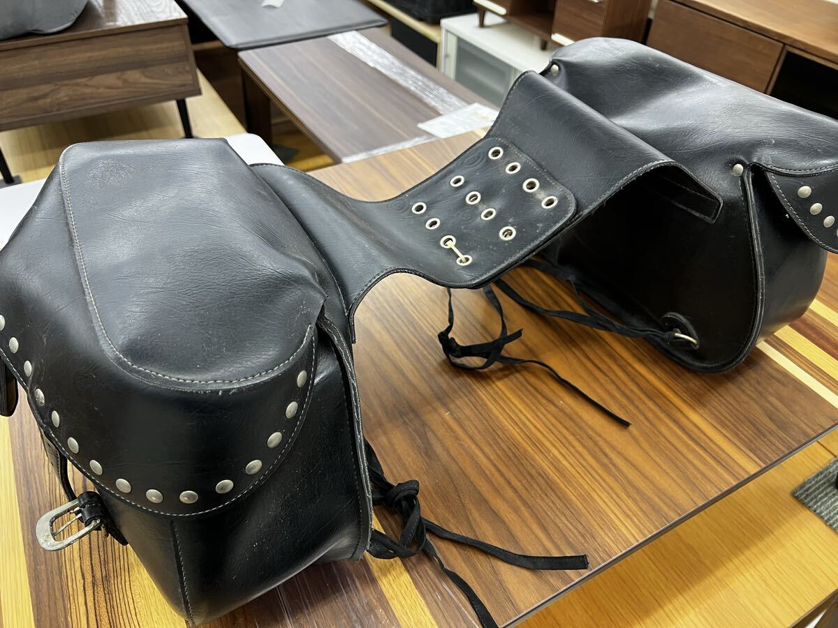 NANKAI 南海 RD サイドバッグ 左右セット アメリカン オートバイ バイク サドルバッグ