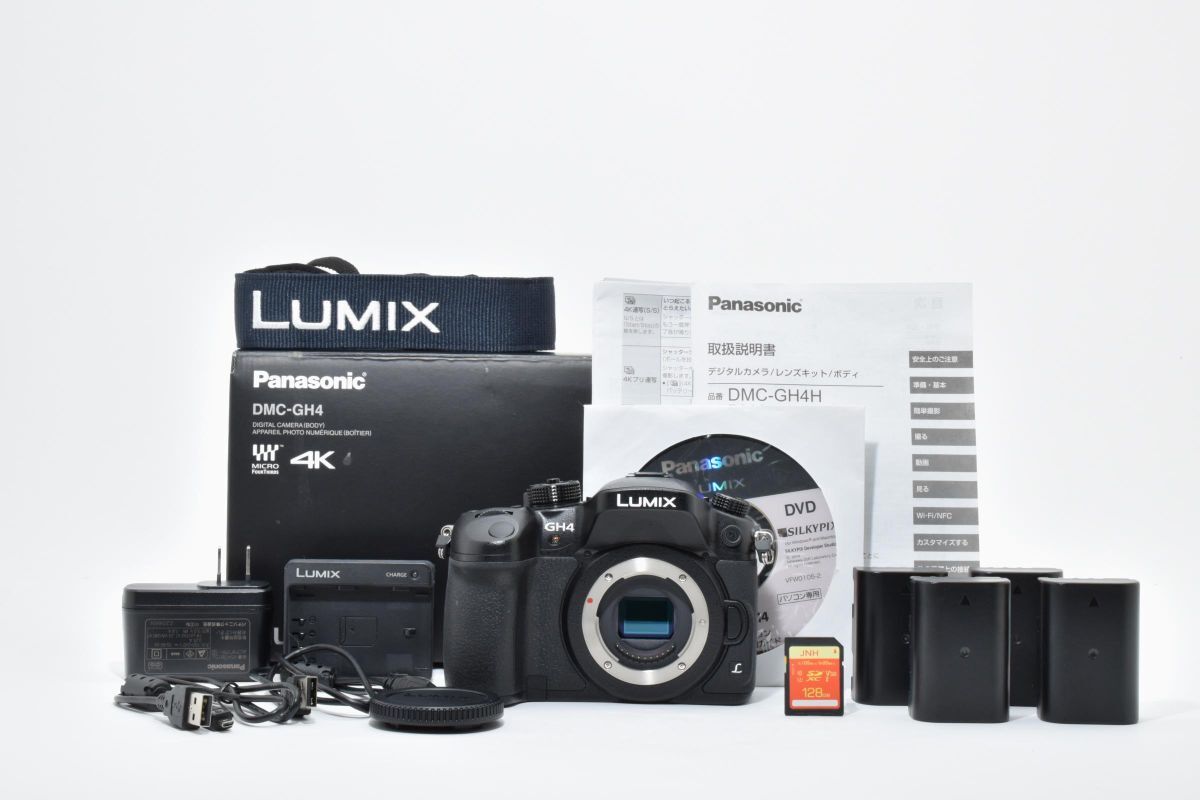 #j12★極上美品・シャッター数80枚以下★ パナソニック Panasonic LUMIX DMC-GH4 ボディ