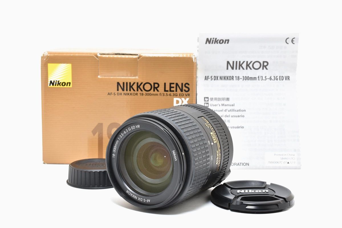 #j37★実用品★ Nikon ニコン DX AF-S NIKKOR 18-300mm F3.5-6.3 G ED VR