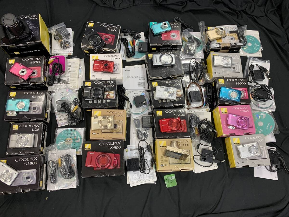 (18) NIKON COOLPIX S3300 S3600 S3700 S6600 7000 S9300 S9500 コンデジ まとめ ジャンク
