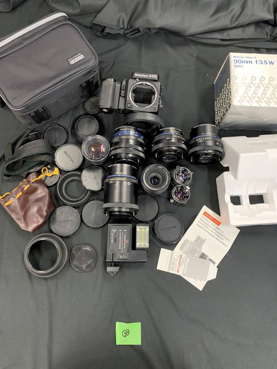(9) MAMIYA SEKOR 645 110mm 80mm 140mm 90mm マミヤ 中判カメラ まとめ ジャンク