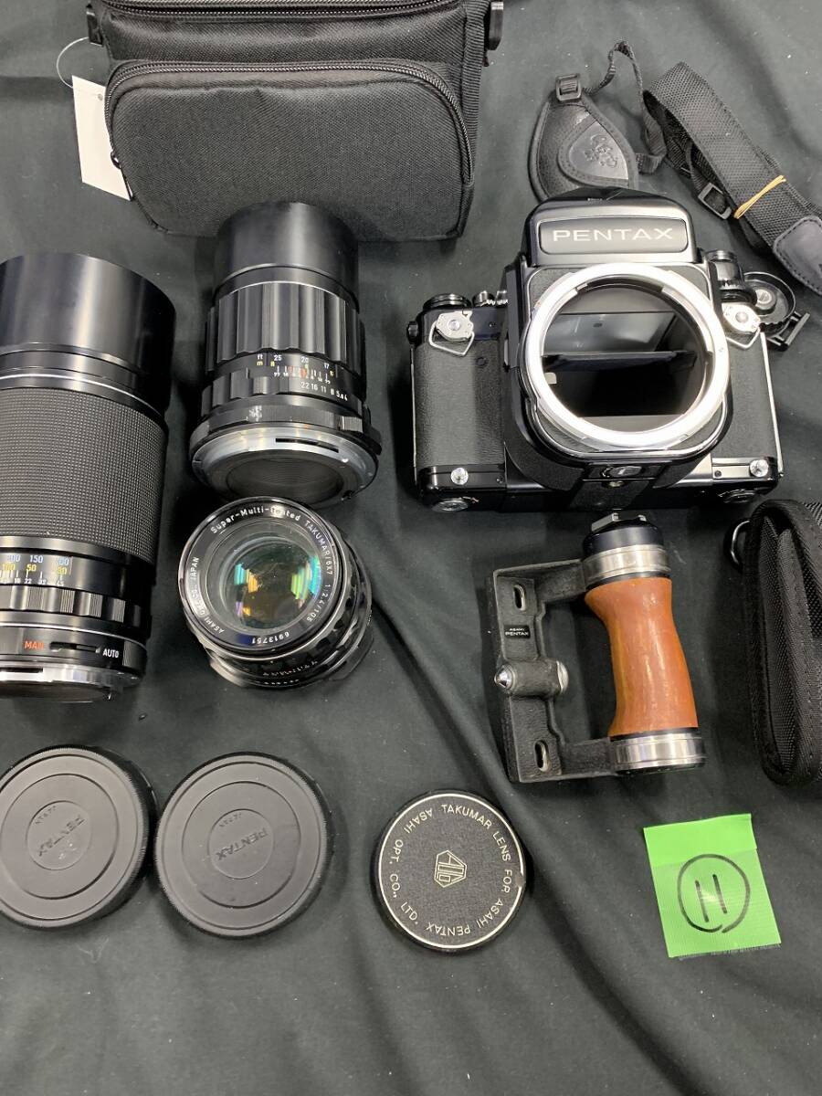 (11) PENTAX 67 200mm 105mm f2.4 300mm 中判カメラ グリップ
