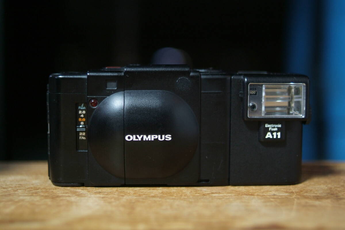 【322-2】OLYMPUS オリンパス XA A11 Electric Flash F-ZUIKO 35mm F2.8
