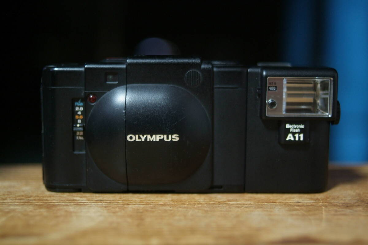 【322-4】OLYMPUS オリンパス XA A11 Electric Flash F-ZUIKO 35mm F2.8