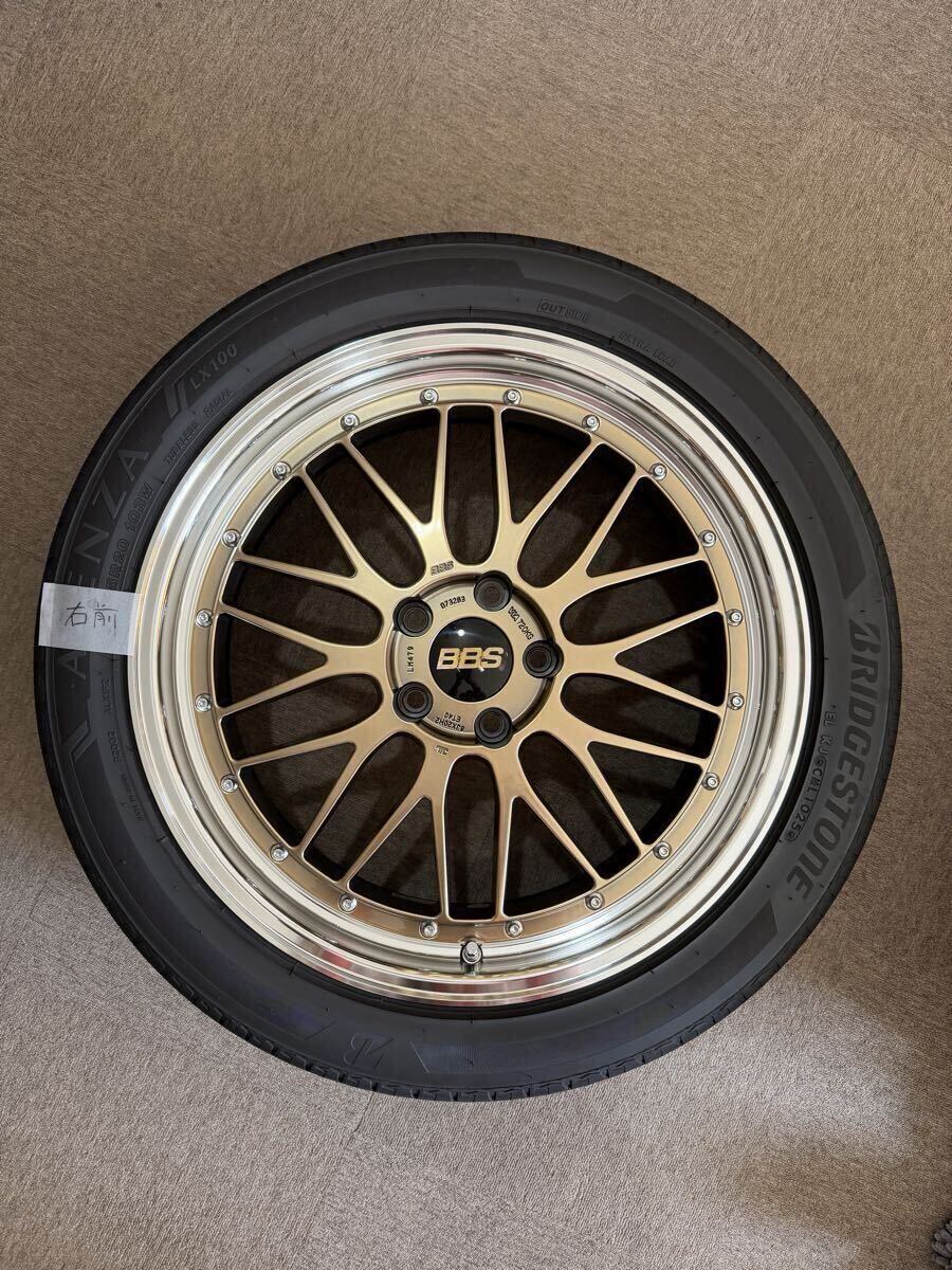 手渡しのみ BBS LM 30周年記念 LM479 20 8.0J Inset+40 PCD120 5H ブリヂストン ALENZA LX100 245/45R20 103W XL 4本セット 40アルファード