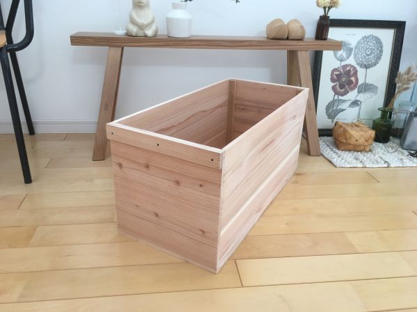 ★サイズ変更可能★木製りんご箱/無垢材カントリー木箱 おもちゃ箱 収納リンゴ箱 スタッキングボックスオーダー可能オーダー可サイズ変更可
