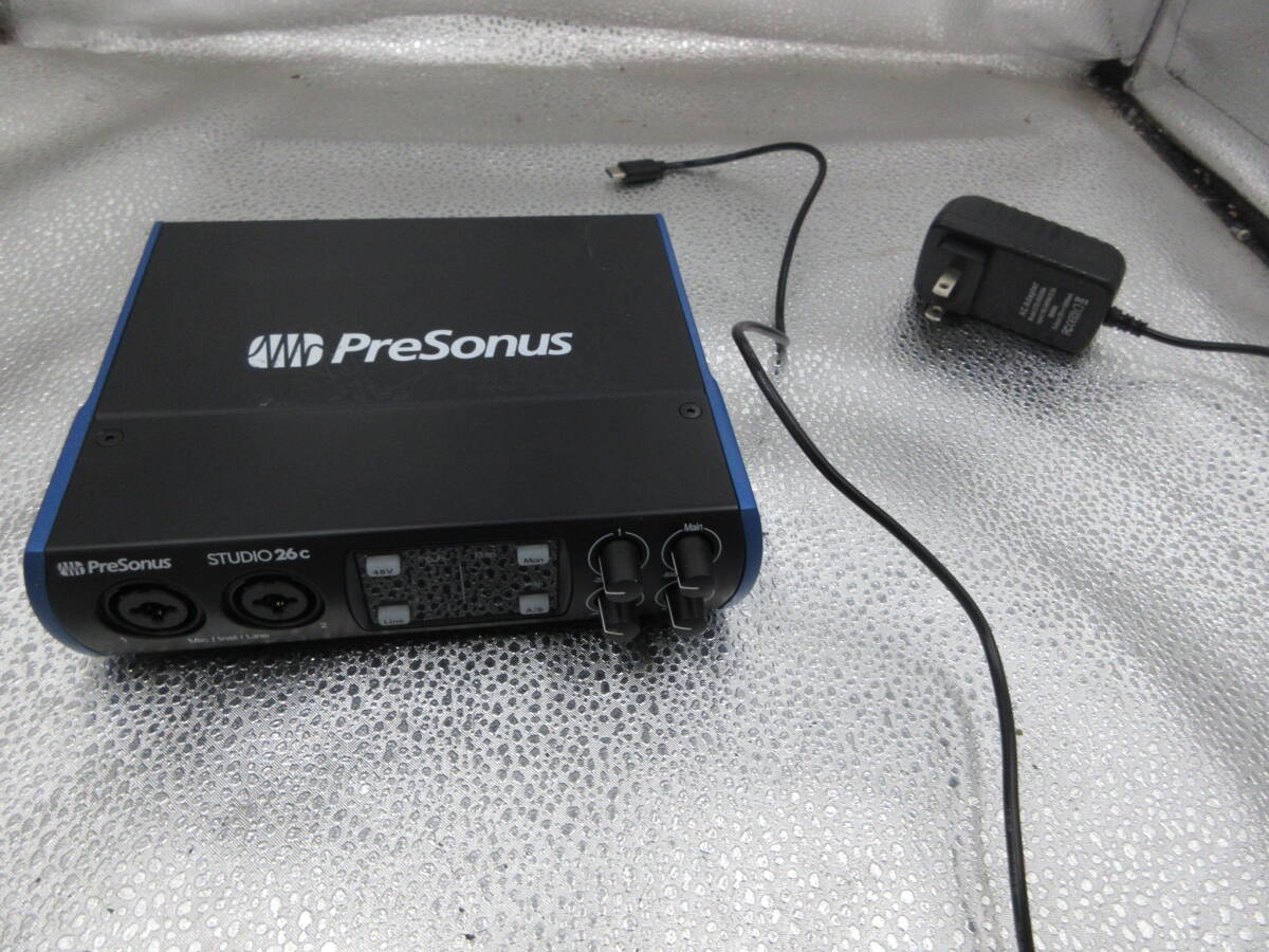 PreSonus プリソーナス オーディオインターフェース 　Studio 26c 完動