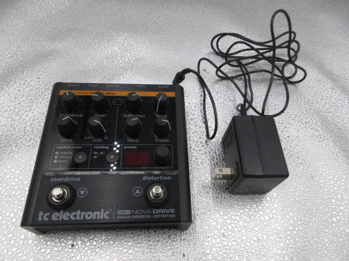 t.c.electronic NDR-1 Nova Drive アナログ/デジタル　オーバードライブ　MIDI