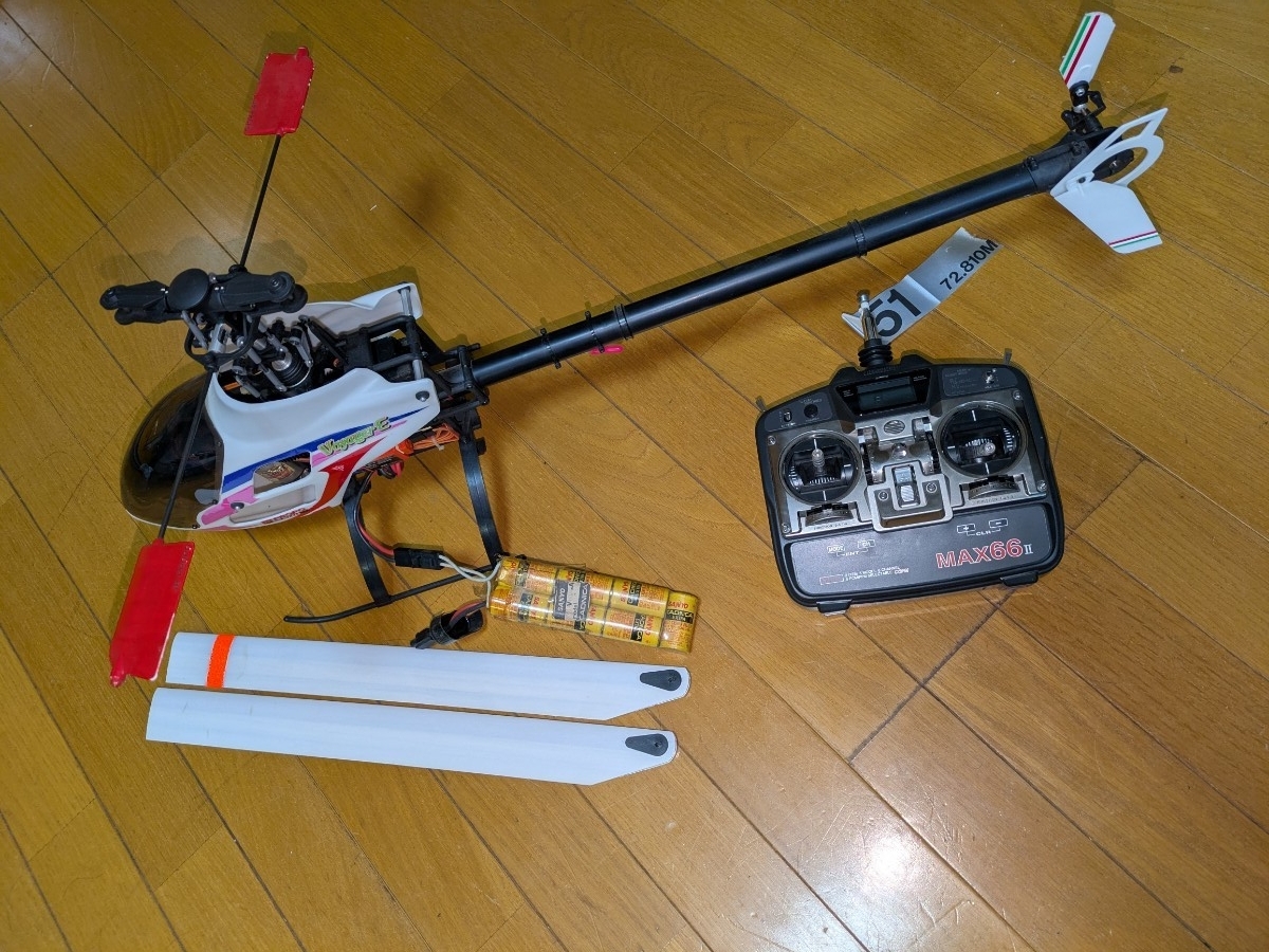 JR PROPO Voyger E ヘリコプター　JR MAX66 Ⅱプロポ　フルセット　完動