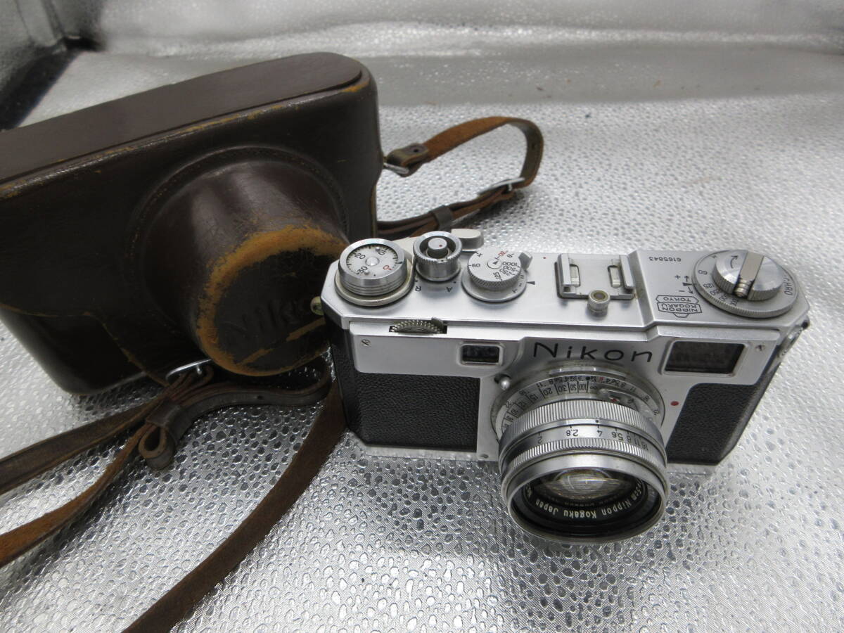 完動　美品　Nikon S2 + NIKKOR-H.C 5cm 50mm f2 ニコン レンジファインダーカメラ 