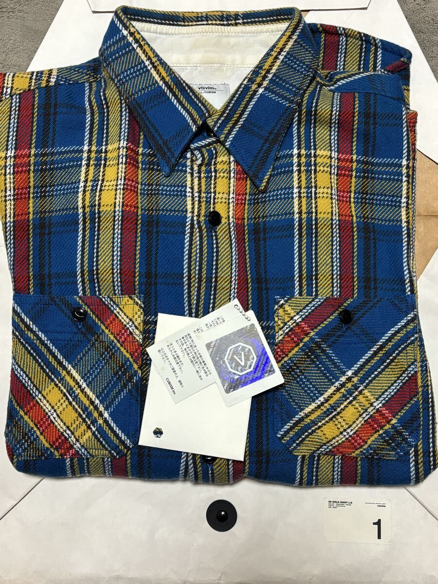 visvim SS WELD SHIRT L/S 1 ネルシャツ