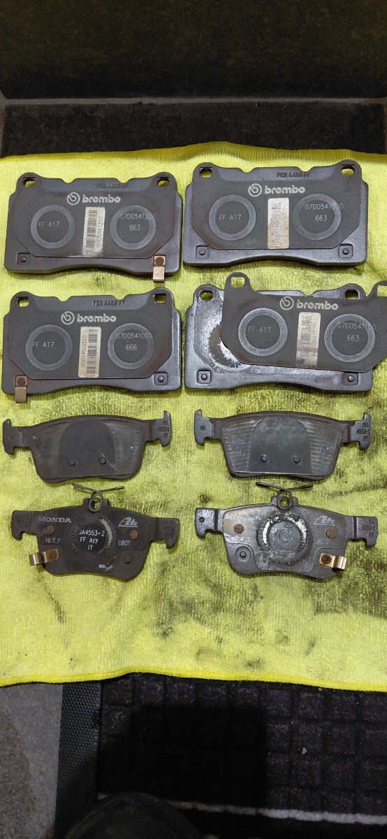 FK8 CIVIC TYPE R 純正ブレーキパッド　流用FL5